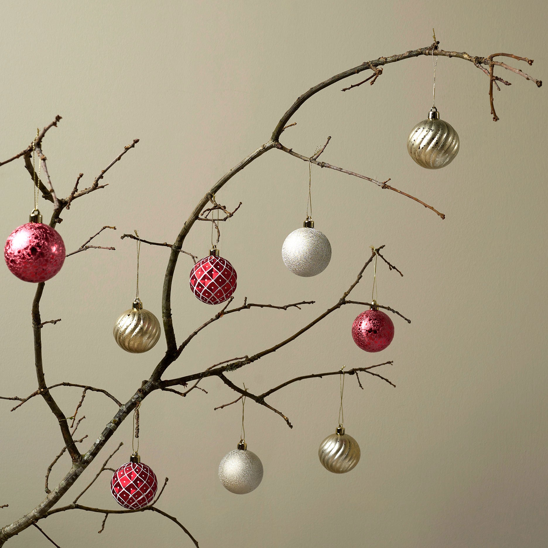 Weihnachtskugeln D6cm 12 Stk.